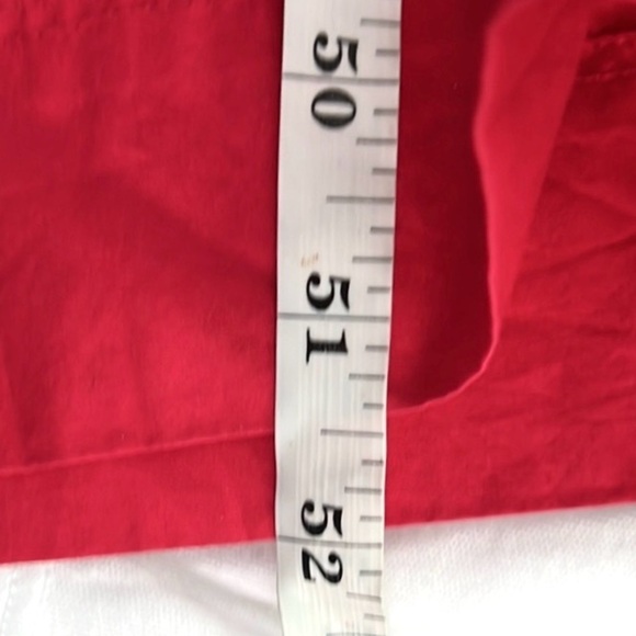 ❤️Talbots,Tie-Front Jumpsuit- Poplin in Red Apple, Excellent Condition, Size 8 - Picture 12 of 13